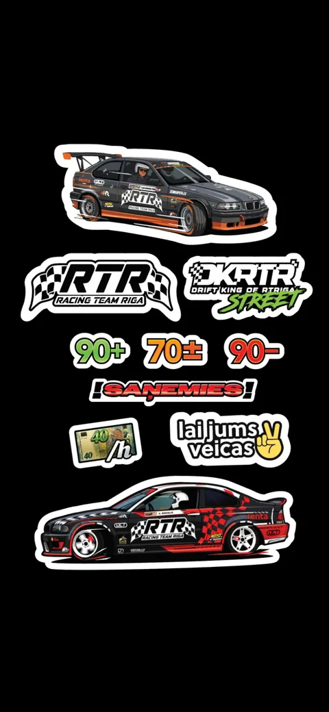 Stickerpack 2026 A4 Racing Team Riga